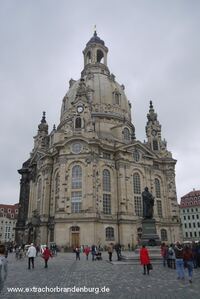 Wieder aufgebaute Frauenkirche